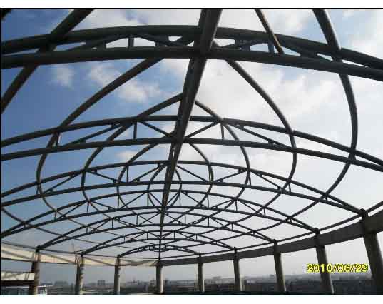 阳泉中煤朔州宾馆管桁架工程